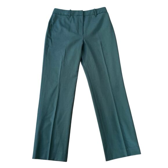 M.M. Lafleur The Smith Washable Wool Twill Pants in Blue Jade Size 6 Work Office - Picture 2 of 9